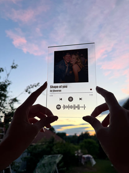Lumen Frame — Personalized Song & Photo Plaque